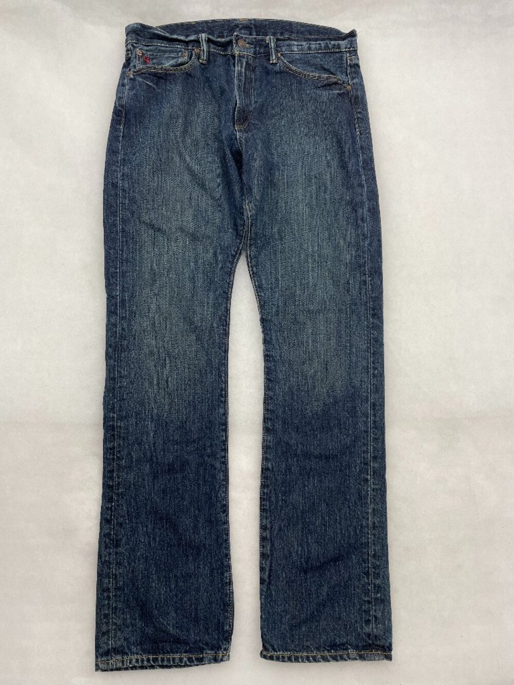 Polo Ralph Lauren 018 Slim Straight Dark Wash Denim Jeans Men's 34x33
